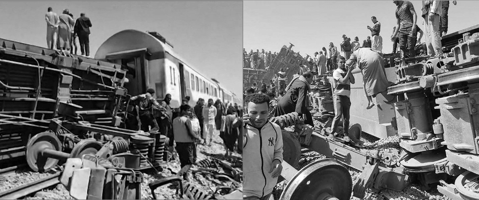 Two Trains Collision in Egypt Cario, 100+ Injured and 32 Lost Life